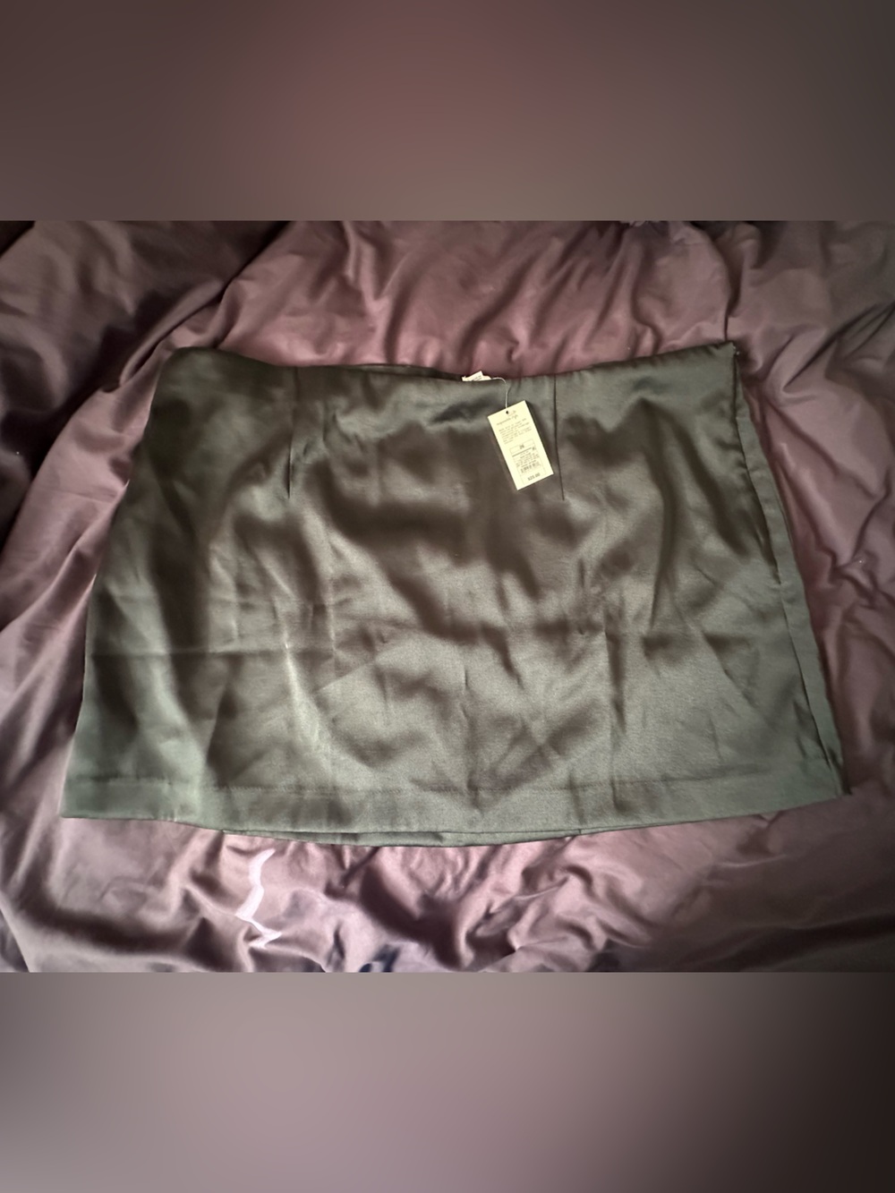 Plus Size Mini Black Women’s Skirt